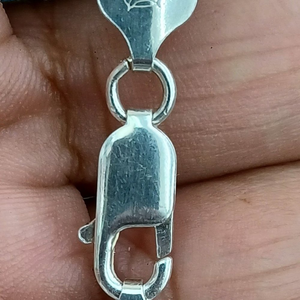 925 Sterling Silver Solid Figaro Style Chain - image 4
